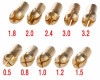Kit Pinças10 Para Micro Retifica 0.5mm - 3.2mm. (Ftr1188)