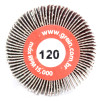 Roda De Lixa Grão 120 X 60mm  Uso Em Furadeira. (Ftr3204)