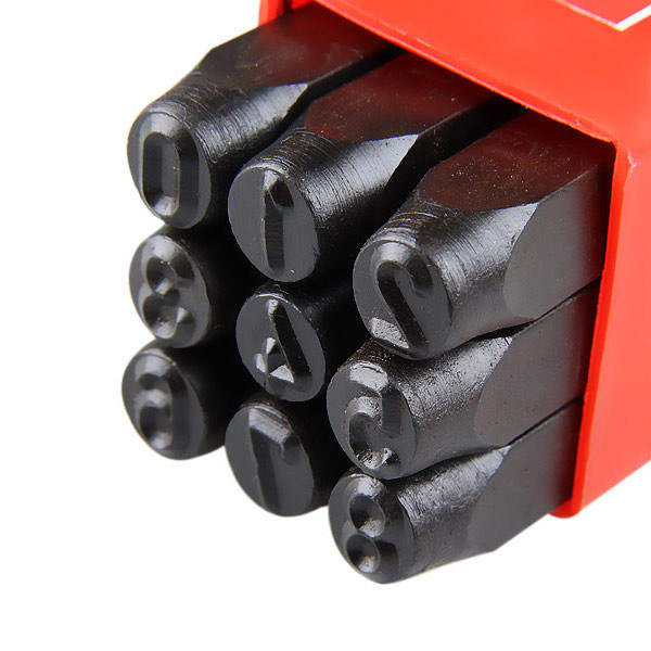 Pinos De Gravação Em Aço Numérico 10mm (Pg13) 