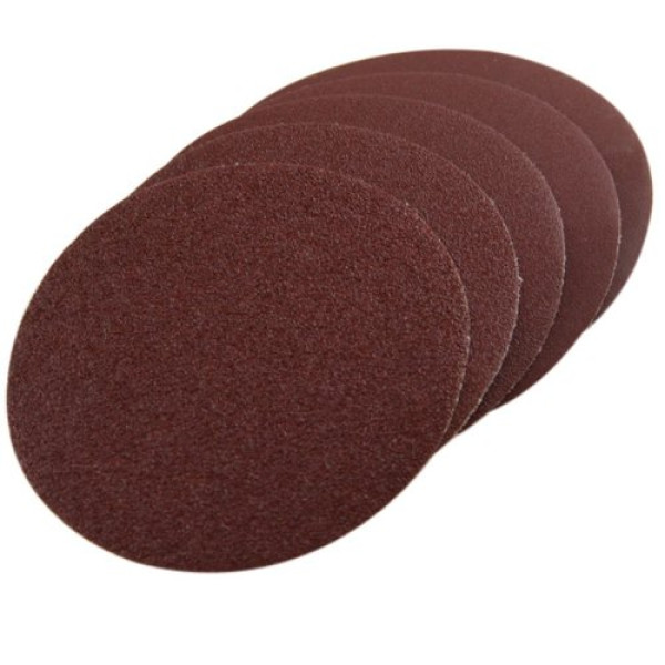 Jogo (5 Peças) Lixa 4" Com Velcro, Para Lixadeira Pneumática. (Ftr104) 