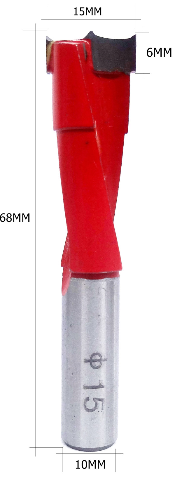 Broca Não Passante Cega Rotação À Esquerda Ø15mm X 10mm Haste. (Ftr3324)