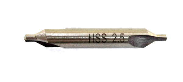 Broca Centro Hss (Din-333-a) 2,5mm x 6,30mm. (Bc8)