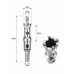 Serra Copo Tct C/ Widia Metal Duro Carboneto de Tungstênio Ø14mm. (Ftr3620)