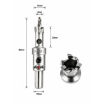 Serra Copo Tct C/ Widia Metal Duro Carboneto de Tungstênio Ø12mm. (Ftr3619)