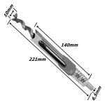 Broca De Perfuração Quadrada Ø10mm. (Ftr1193)