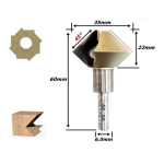 Fresa Tupia Balão Ø35mm X 22mm Corte X 6,0mm Haste. (Ftr717)