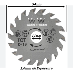 Mini Disco De Serra Com Widia P/ Madeiras E Metais. (Ftr0811)