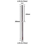 Fresa (Multcortes) 3,17mm (1/8) X 32mm Corte X 55mm Total X 1/8. (Ftr0082) 