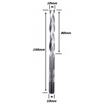 Fresa Helicoidal Ø10mm (2c) X 80mm X 150mm X 10mm. (Ftr1919)