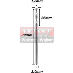 Broca Metal Duro 1,0mm X 15mm X 39mm. (Ftr946)
