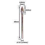 Ponta Diamantada (Oval ) 4,0mm X 2,4mm (3/32) Haste. (Ftr1117)