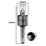 Ponta Rotativa Copiador Cm3 Contra Ponta Para Torno. (Ftr0636)