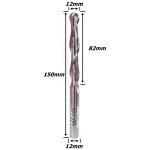 Fresa Esférica Ø12mm (R 6,0mm) X (2c) X 82mm X 150mm X 12mm. (Ftr2990)