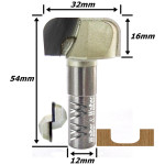 Fresa Bandeja / Cumbuca Ø32mm X 12mm Haste. (Ftr0224)