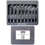 Jogo Lima Rotativa Metal Duro 8 Unidades. (Ftr0726)