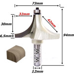 Fresa Ø73mm Raio 42mm X 94mm X 12mm Haste. (Ftr0168)