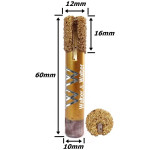 Fresa Reta Ø12mm X 16mm Corte X 60mm Total X 10mm Haste. (Ftr3474)