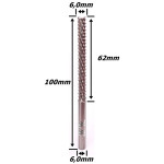 Fresa (Multcortes) 6,0mm X 62mm Corte X 100mm Total X 6,0mm Haste. (Ftr80) 