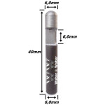 Fresa Piloto 6,0mm X 6,0mm Corte X 6,0mm Haste. (Ftr3551)