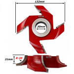 Fresa Quebra Canto P/ Bancada Ø132mm X R-20X 30mm. (Ftr3641)