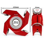 Fresa Para Talinha De Veneziana Ø121mm X R-15 X 30mm. (Ftr3642)