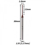 Fresa Reta Long Neck 1,0mm X 50mm Total 3.17mm (1/8) Haste (Ftr2449)