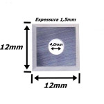 Lamina Intercambiável P/ Desbaste e V-bit 12mm X 12mm X 1,5mm X (35°). (Ftr3280)