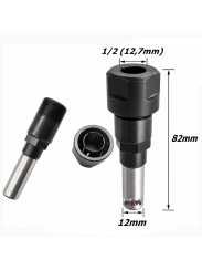 Porta Pinça Haste Paralela 12,7mm (1/2) X 82mm X 12mm Haste. (Ftr3578)