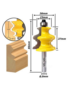 Fresas De Modelagem Ø36mm X 8,0mm Haste . (Ftr63)