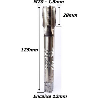 Macho Manual Hss Ø20mm X 1,5mm. (Ftr3565)